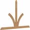 Ekena Millwork Richland Timber Gable Bracket, Western Red Cedar, 108"W x 72"H x 1 1/2"D x 5 1/2"F, 16/12 Pitch GBW108X72X0206RIC00SWR - alternate 3